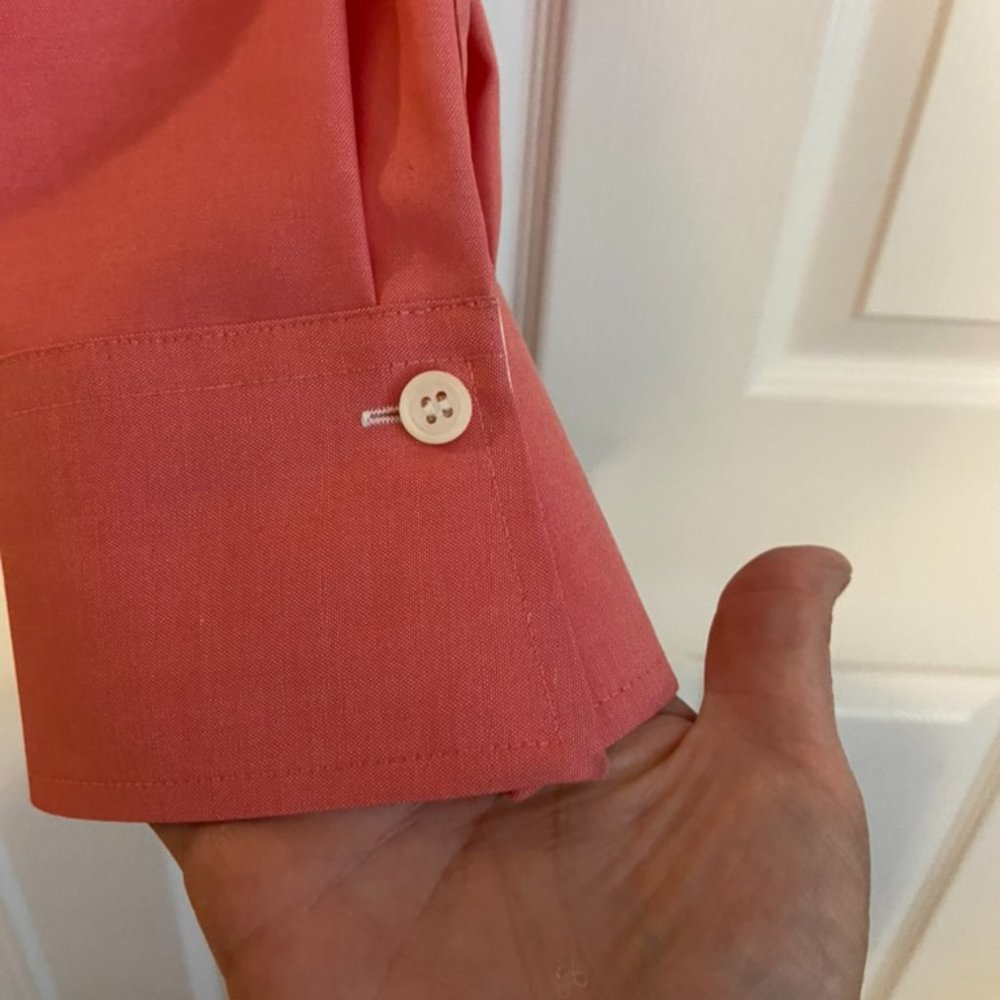 Liz Claiborne Woman - Non-Iron - Long Sleeve Button Down - 18W - Rose Pink - Picture 3 of 6